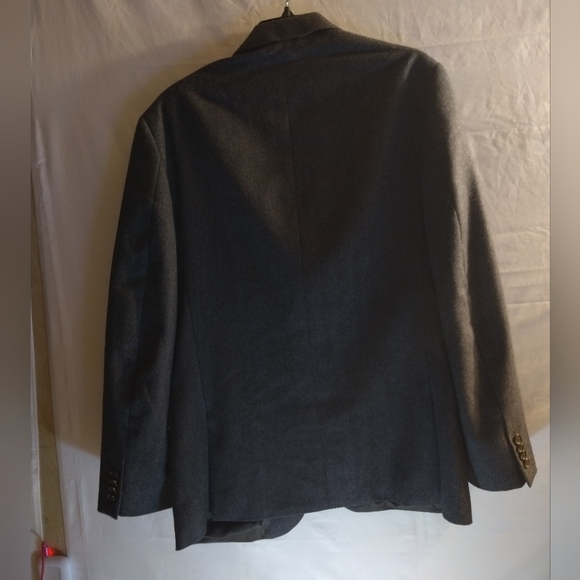 Jacket  dark gray %100 Wool - Picture 2 of 6